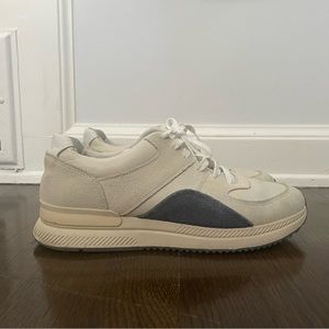Beige and Navy Everlane Sneaker